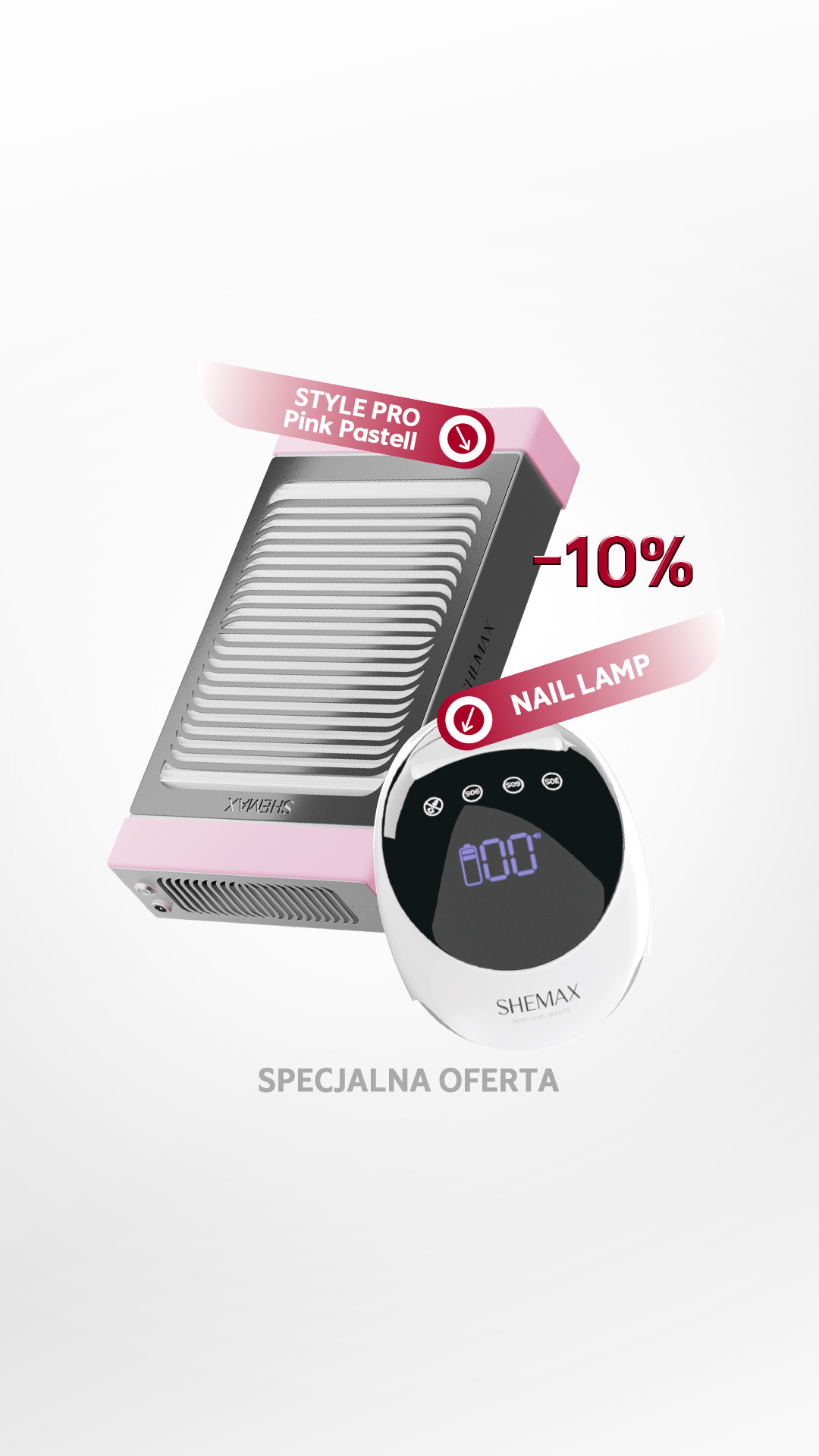 SheMax Style PRO – Pastel Pink