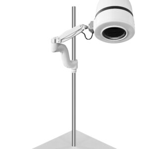 DUO PRO pochłaniacz pyłu z lampą pierścieniową do manicure/pedicure